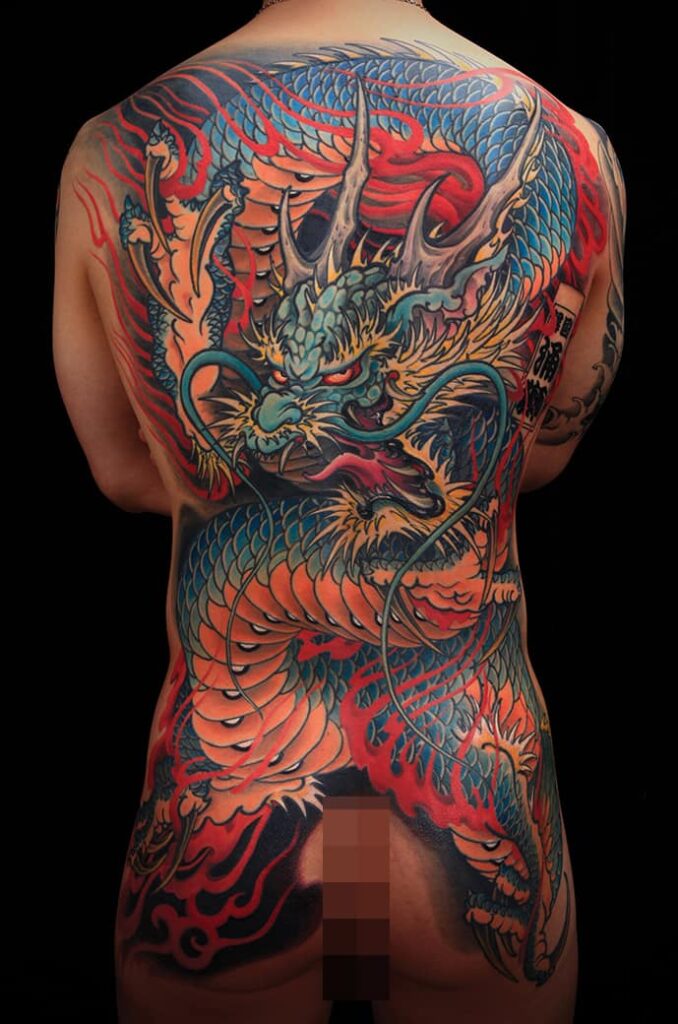 blue dragon backpiece