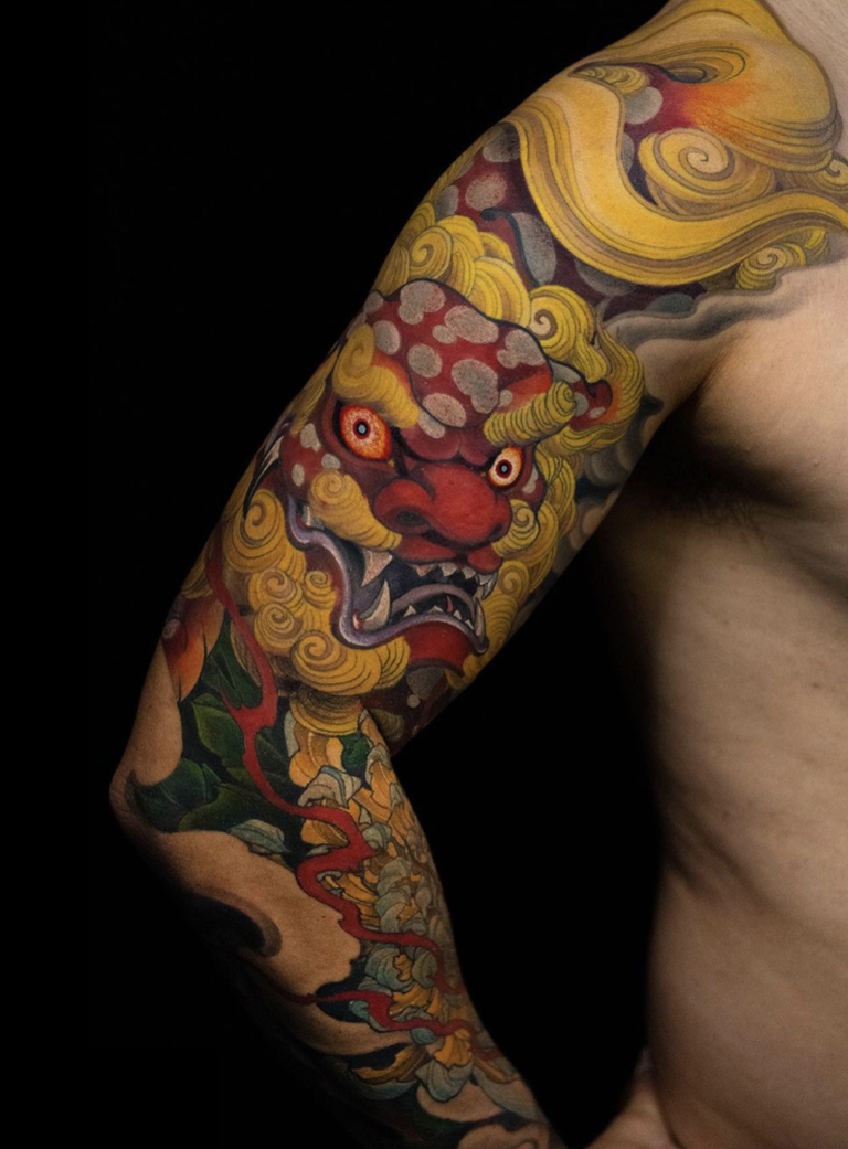 Read more about the article Ink of Guardians: The beauty of Foo Dog Tattoo