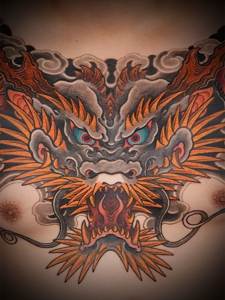 dragon color chest piece