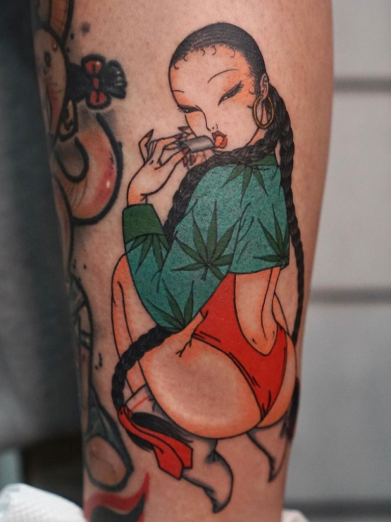 korean bikini lady pinup